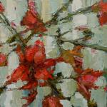 "RED LILIES" 
24X24" OIL ON CANVAS SOLD