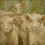 "FEED MY LAMBS" 22X24  OIL ON CANVAS SOLD